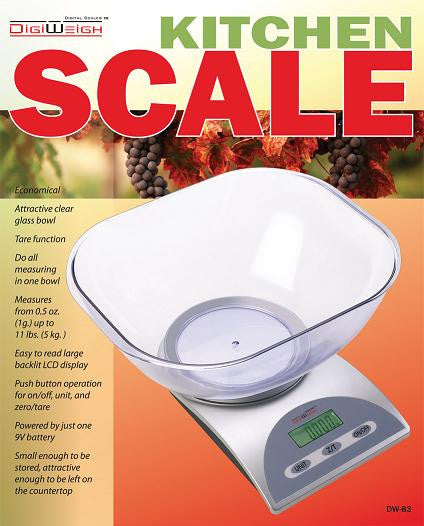 Compact digital Scale with Bowl-2 kg