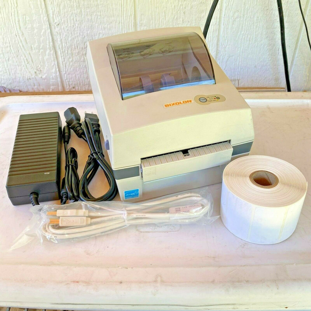 Bixolon SRP-770III Thermal Label Shipping Printer Like LP2844 With 2.25" x 1.25" Roll For Barcodes FBA Labels