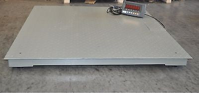 10,000 Lbs Capacity 4' X 4' Industrial Floor Scale - Solutionsgem
