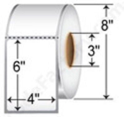 4" X 6" Direct Thermal Labels For Industrial Printers Various Quantities Available - Solutionsgem