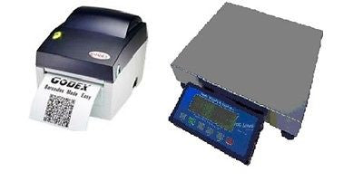 Scale Weighing Systems SWS-PS-60-Plus 150 Lb NTEP Legal For Trade Shipping Scale & GoDEX Printer