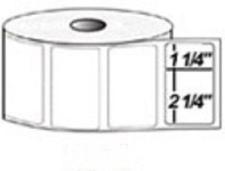 2.25" X 1.25" Direct Thermal Label Rolls POS & Quick Books Various Quantities Available - Solutionsgem