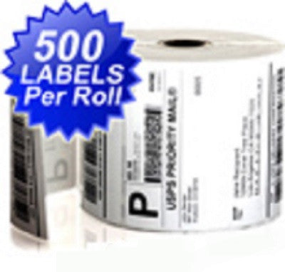 4" X 6" 500/Roll Thermal Shipping Labels For Zebra Printer Various Quantities Available - Solutionsgem