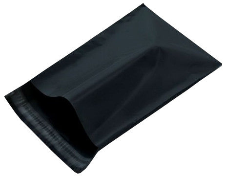 #3 Black Poly Mailer Bags 9" X 12" Various Quantities Available