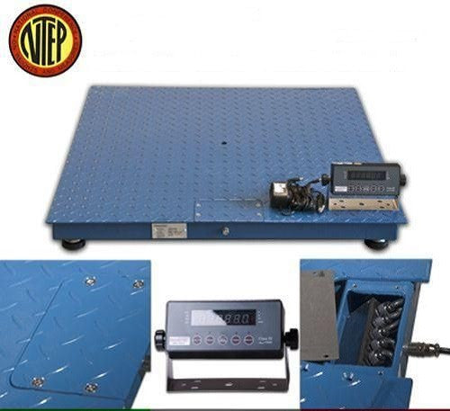 DWP-5000F 5,000 Lbs 4' X 4' NTEP Legal For Trade Industrial Floor Scale - Solutionsgem