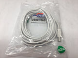 1 Count 14' White Universal 2.0 USB Cable
