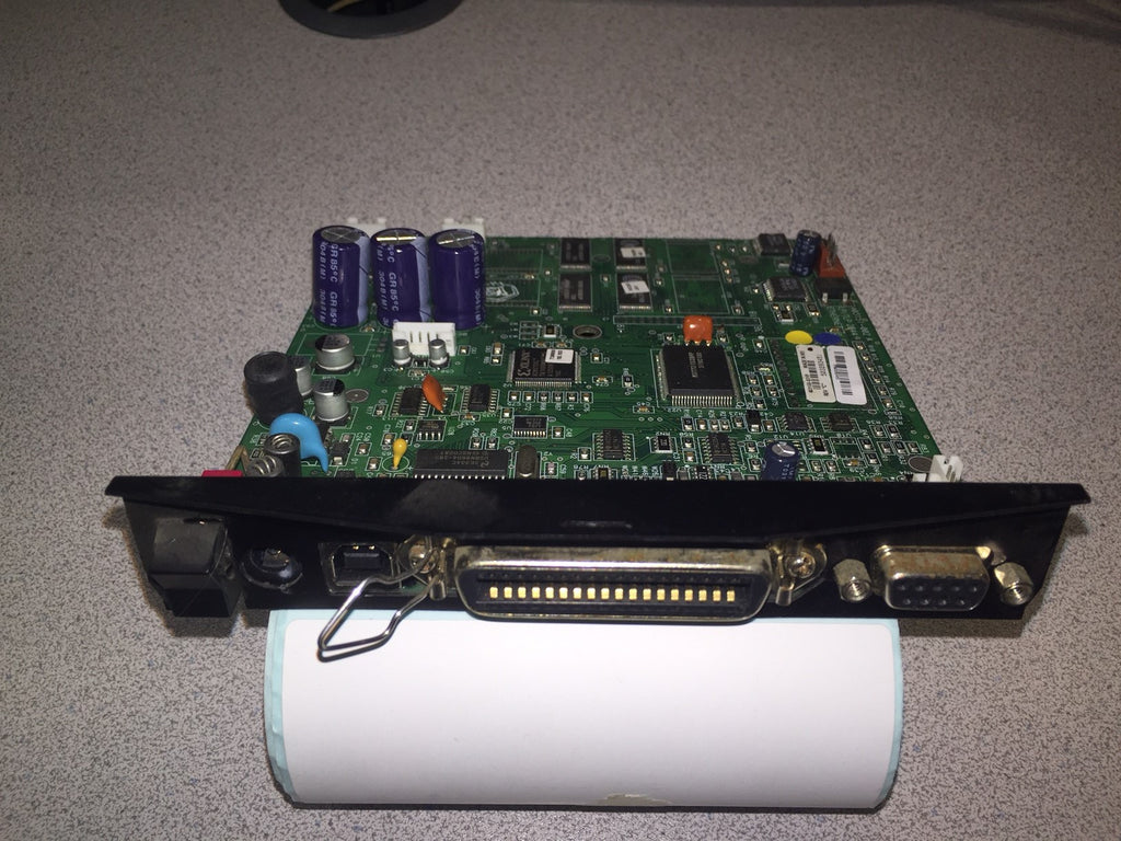 Used UPS Firmware Motherboard/Mainboard With Parallel, USB & Serial For Zebra LP2844 Printer