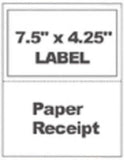 Self Adhesive Mailing Shipping Labels W/ Tear Off Paper Receipt Paypal Various Quantities Available