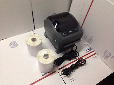 Refurbished Zebra ZP450 Thermal Label Barcode Printer With 500 4" x 6" Labels