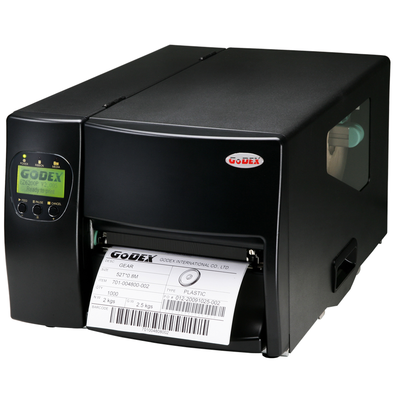 GoDEX EZ6200 Plus Industrial Direct Thermal/Thermal Transfer Printer - Solutionsgem