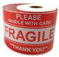 3" X 5" Glossy Fragile Adhesive Shipping Labels Various Quantities Available