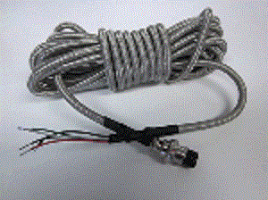 Scale Weighing Systems Heavy Duty Vinyl Coated Steel Braided Replacement Cable With Quick Disconnect