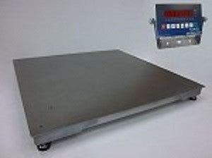 SWS-7620DFS-LED-SS 10,000 Lb NTEP Legal For Trade 5' X 5' Washdown Digital Floor Scale